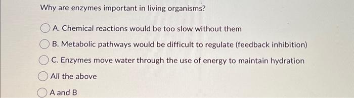 WHY ARE ENZYMES ESSENTIAL FOR ALL LIVING ORGANISMS visual data 6