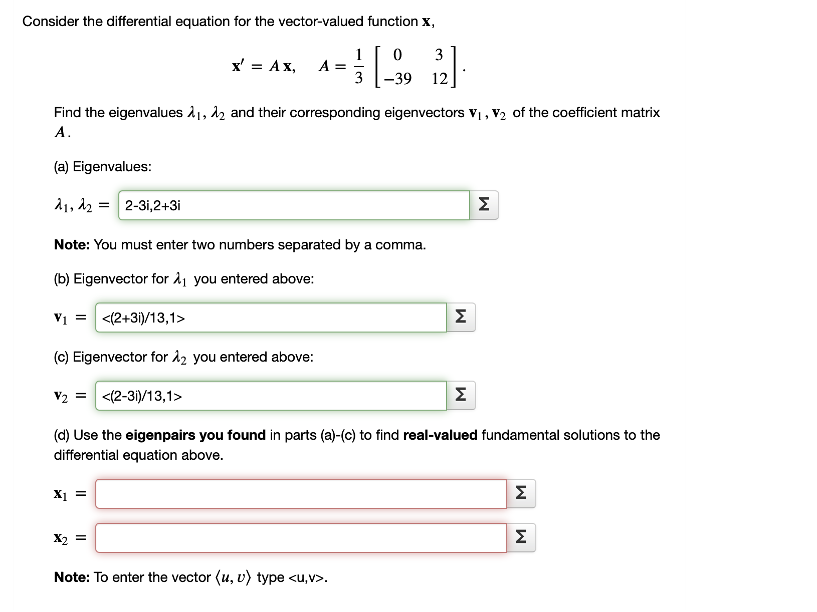 Solved Consider the differential equation for the | Chegg.com