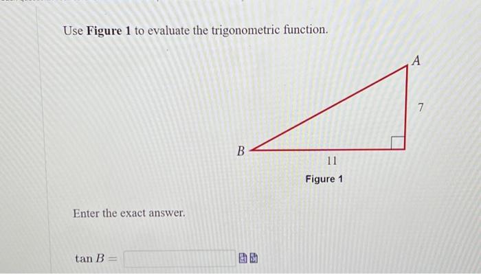 Solved Use Figure 1 To Evaluate The Trigonometric Function. | Chegg.com