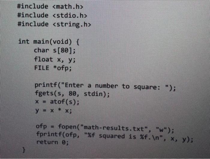 Solved intro to c explain what is wrong with program and how | Chegg.com