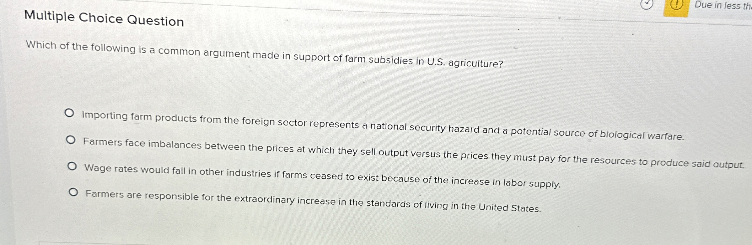 Solved Multiple Choice QuestionWhich of the following is a | Chegg.com