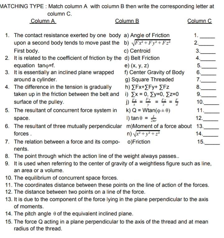 solved-matching-type-match-column-a-with-column-b-then-chegg