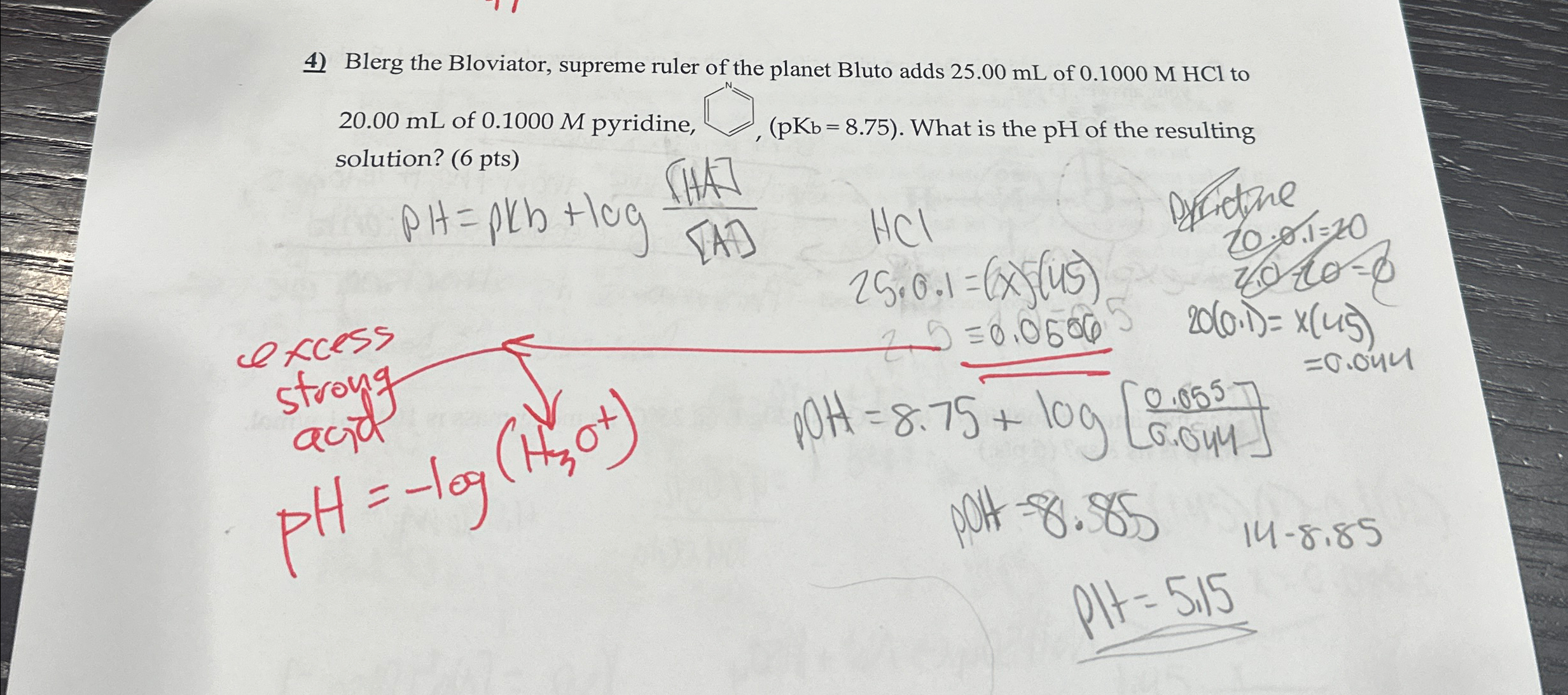 Solved Based on the red ink corrections, solve Blerg the | Chegg.com