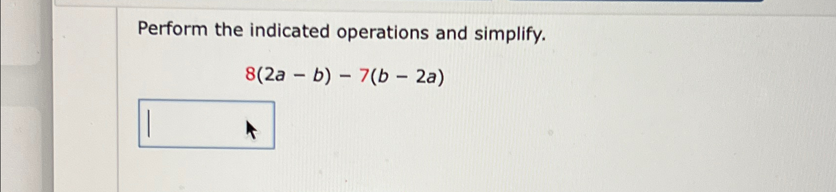 Solved Perform The Indicated Operations And | Chegg.com | Chegg.com