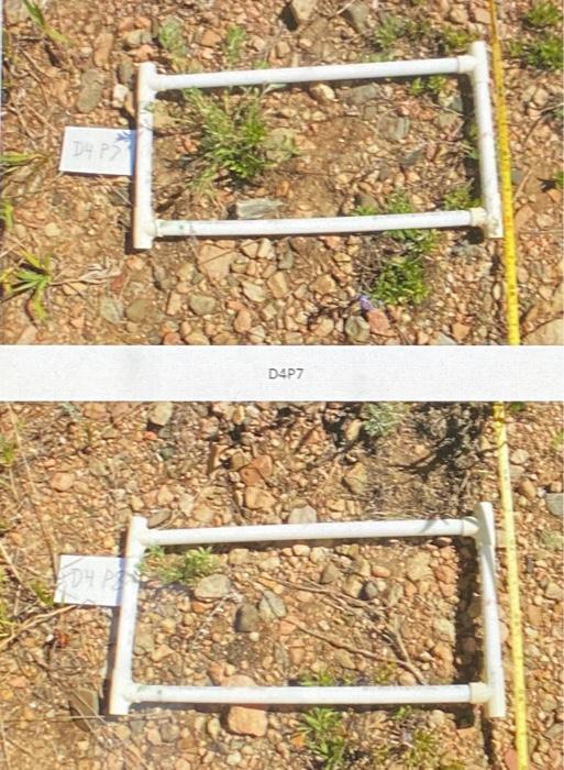 Solved Pictures of Each Plot: An index card was placed next | Chegg.com