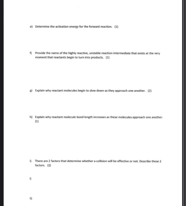 rate of reaction assignment