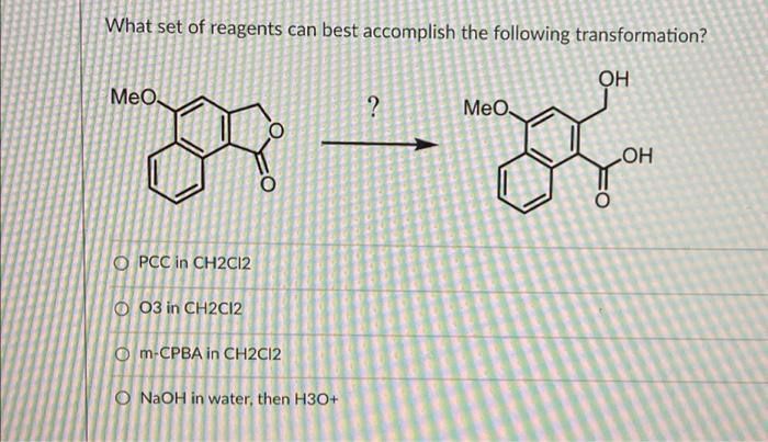 Solved Select The Major Product Of The Following Reaction. B | Chegg.com