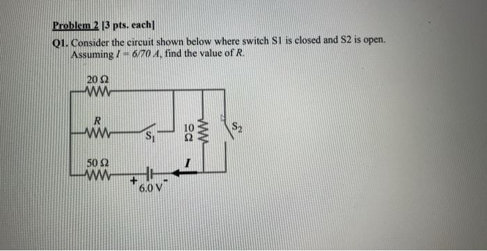 Solved 21. Consider the circuit shown below where switch S1 | Chegg.com
