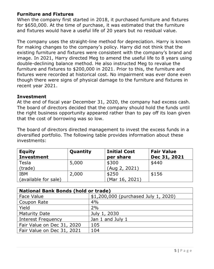 For each transaction, note down the accounting | Chegg.com