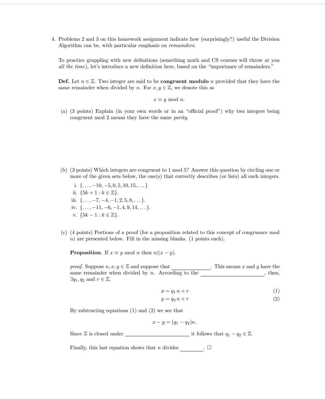 Solved 4. Problems 2 and 3 on this homework assignment | Chegg.com