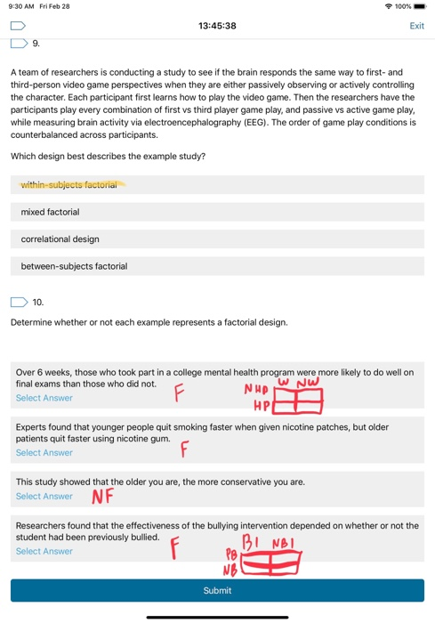Solved D 8. A research study has a 4 x 3 mixed factorial | Chegg.com