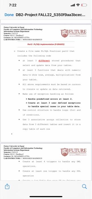 PFIOUECT DESCRIPTION - This is a group project that | Chegg.com