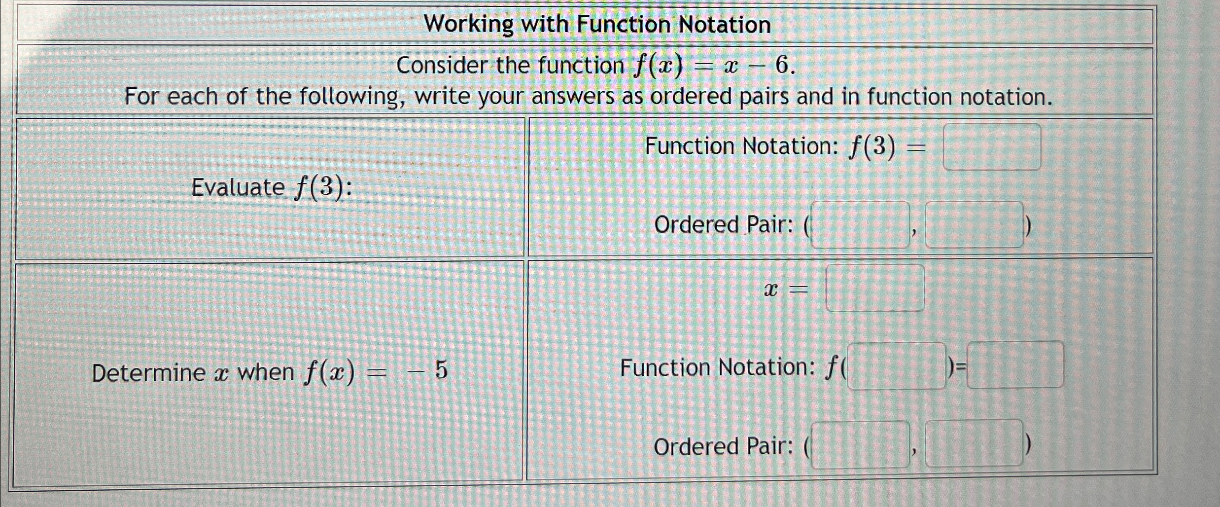 Solved Working with Function NotationConsider the function | Chegg.com