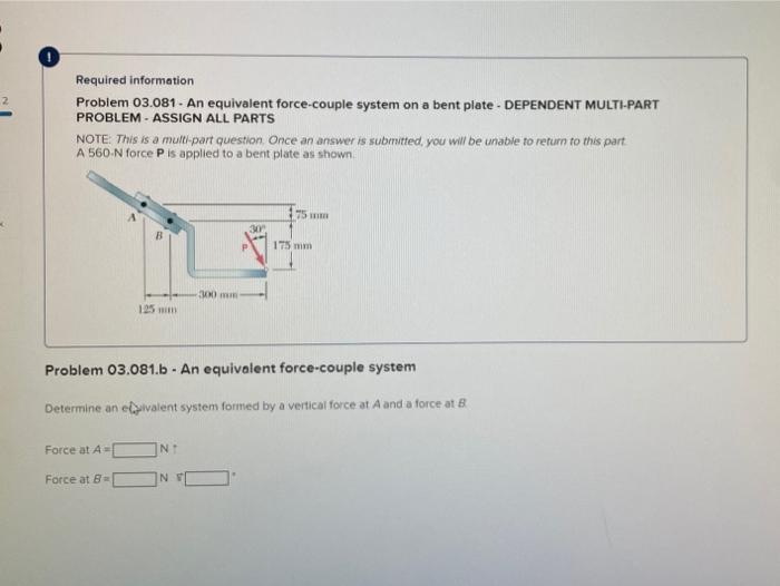 Solved 2 Required Information Problem 03.081. An Equivalent | Chegg.com