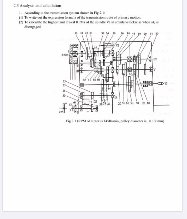 2.3 Analysis and calculation 1. According to the | Chegg.com