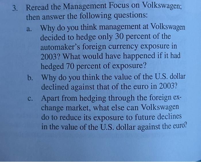 Solved Objective: Discuss The Role That The Foreign Exchange | Chegg.com