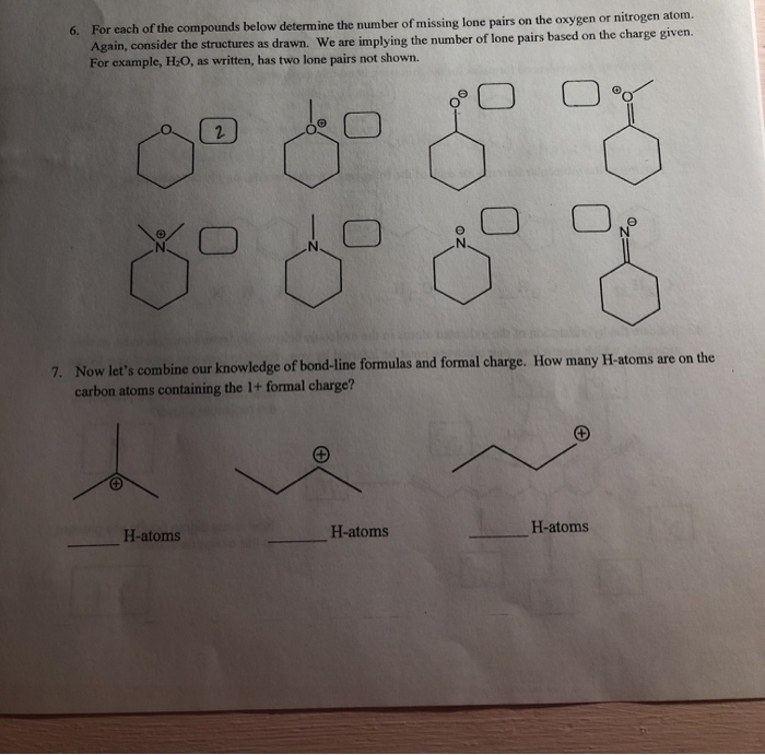 Solved 6. For Each Of The Compounds Below Determine The | Chegg.com