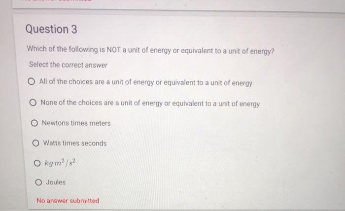 which of the following is largest unit of energy