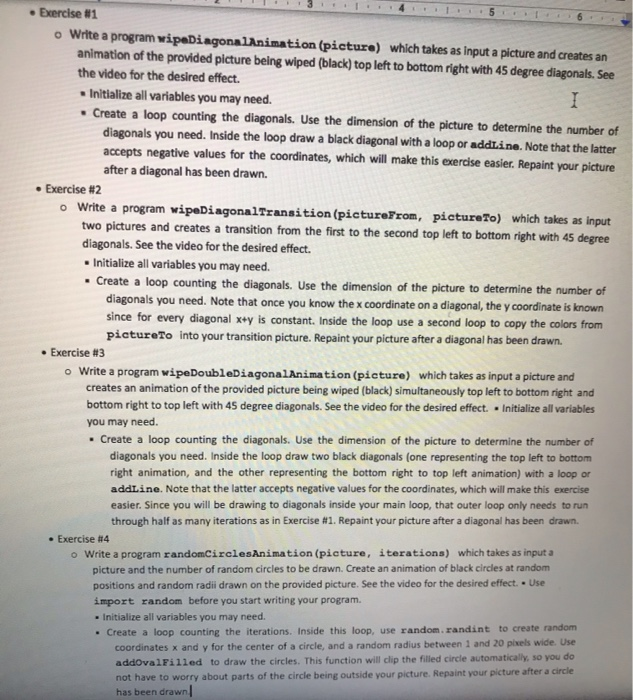 Exercise #3 o Write a program | Chegg.com