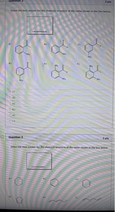 Solved Question 2 2 pts Select the best answer for the | Chegg.com
