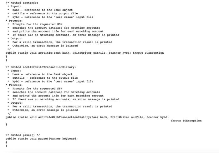 Solved THIS PROBLEM MUST BE SOLVED IN JAVA, BELOW IS THE | Chegg.com