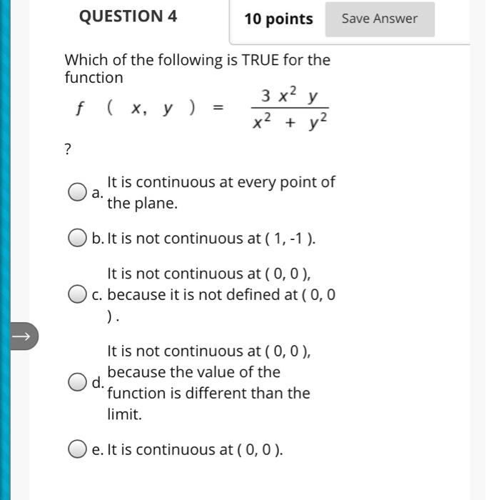 Solved QUESTION 4 10 points Save Answer Which of the | Chegg.com