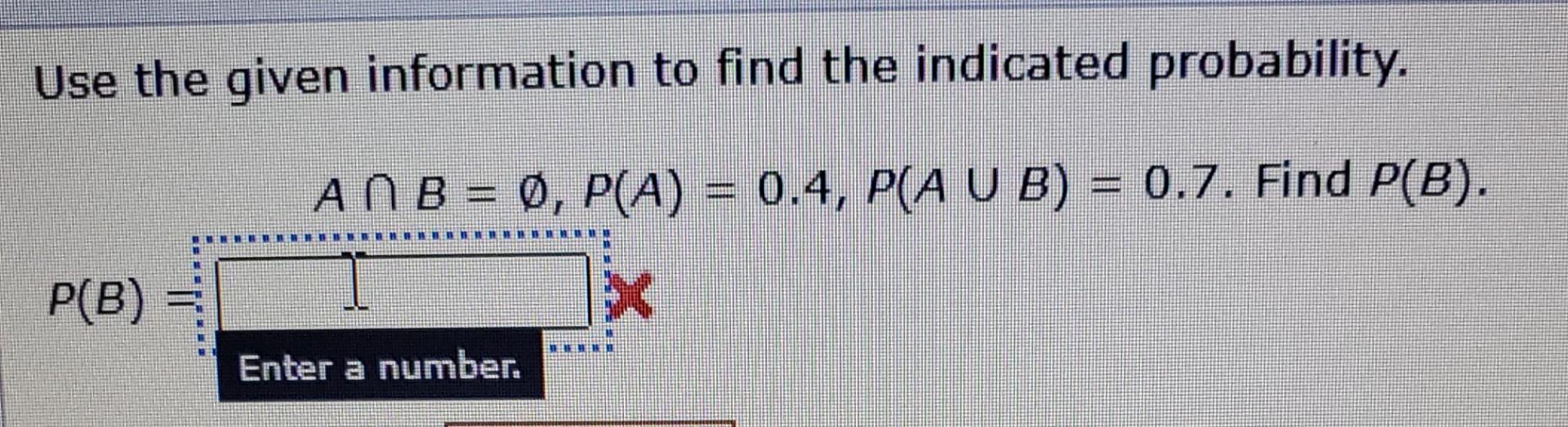 Solved Use the given information to find the indicated | Chegg.com