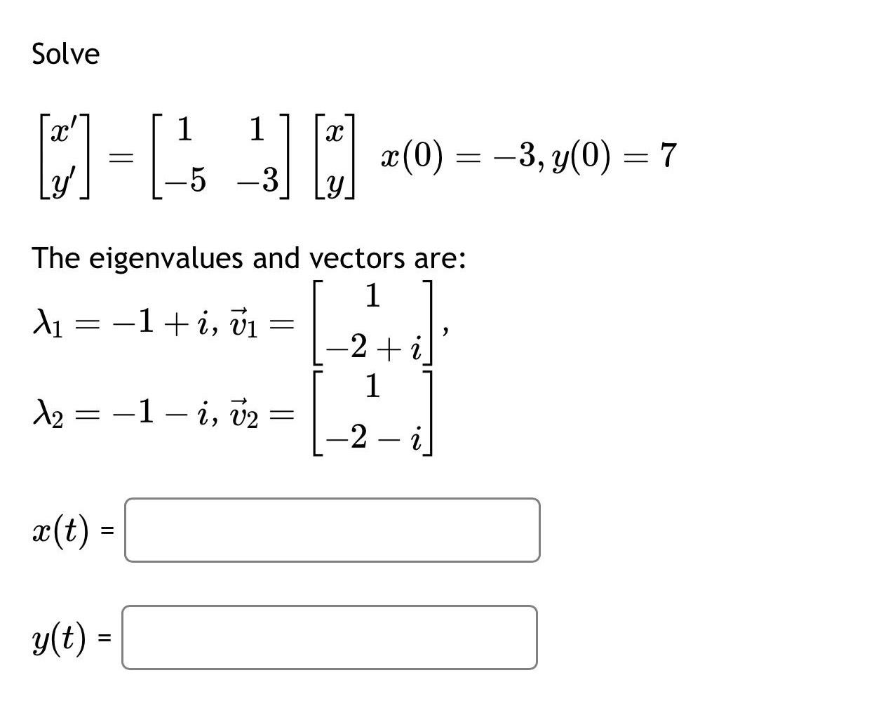 Solve X Y 11