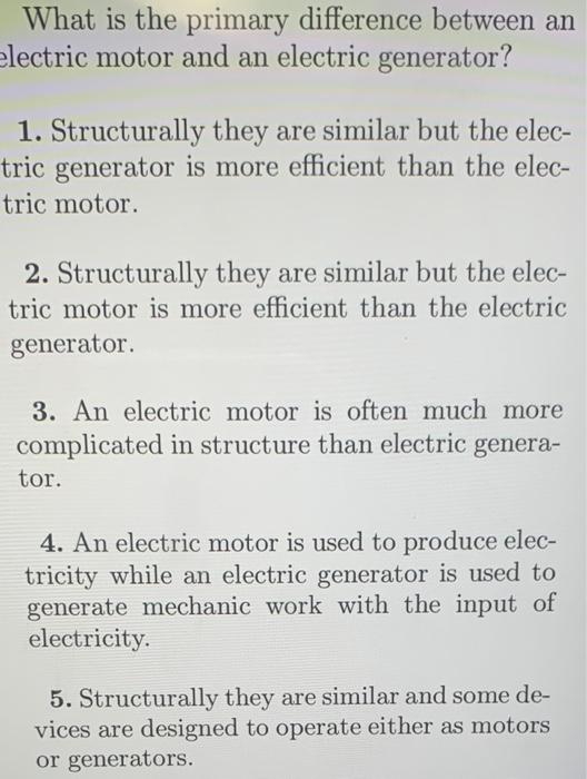 Electric Motors and Generators: How Do They Work?