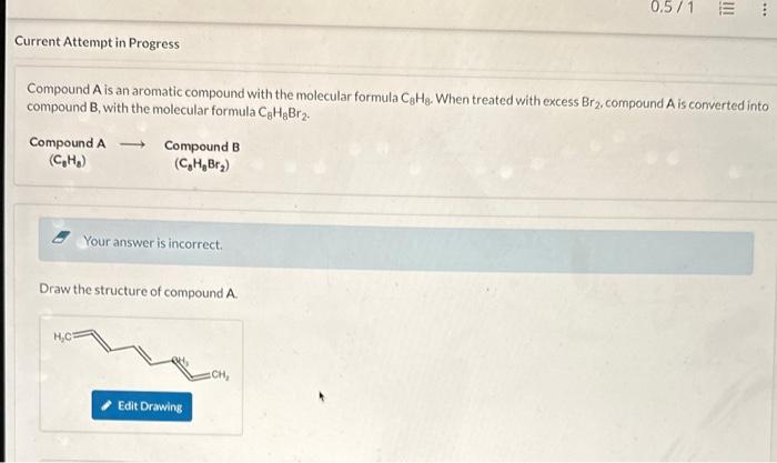 Compound \( \mathrm{A} \) is an aromatic compound with the molecular formula \( \mathrm{C}_{8} \mathrm{H}_{8} \). When treate
