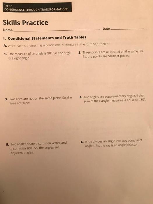 conditional statement conclusion hypothesis