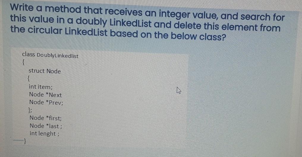 Solved Write a method that receives an integer value, and | Chegg.com