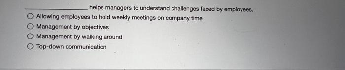 Solved helps managers to understand challenges faced by | Chegg.com