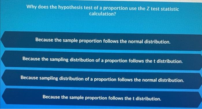 hypothesis test on a proportion