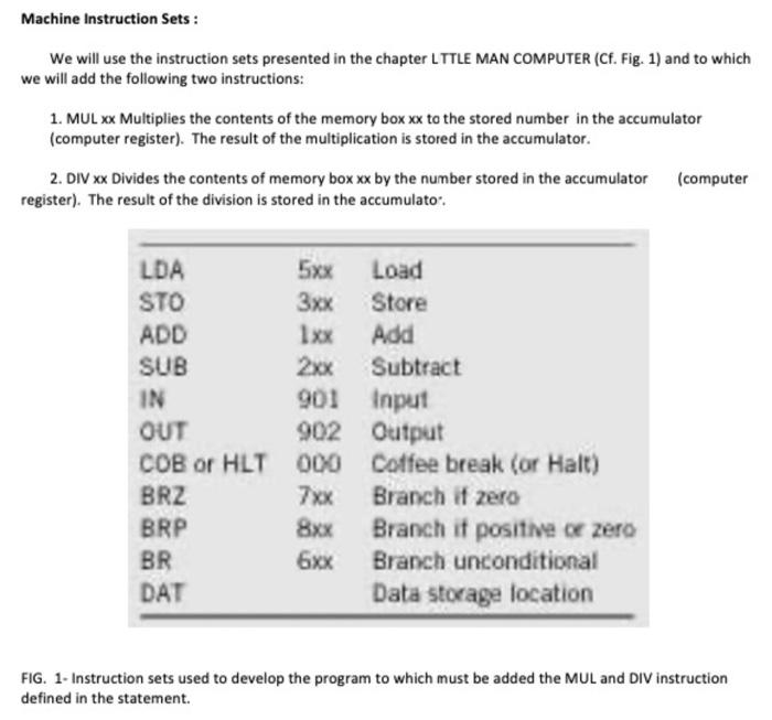 Machine language programming In this assignment, we | Chegg.com