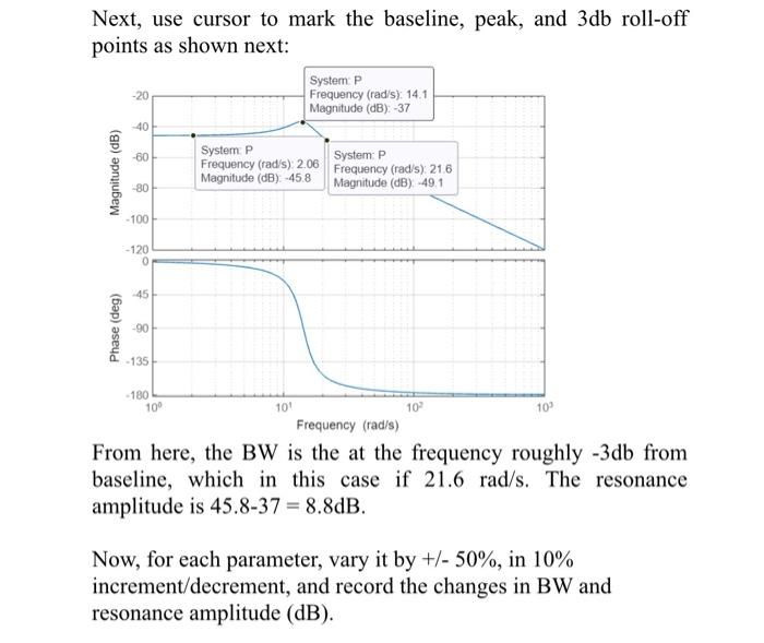 Solved Try the following code to generate a bode plot: clear | Chegg.com