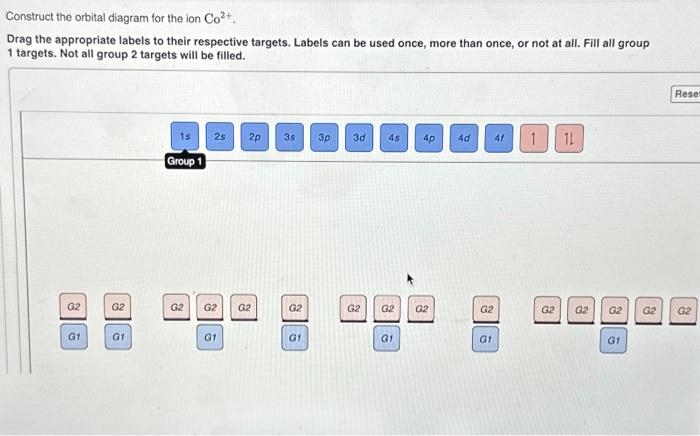 Solved construct the orbital diagram for the ions Co2+, N3-, | Chegg.com