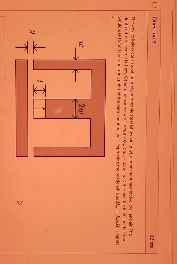 Solved Question 9 12 pts The device below consists of | Chegg.com