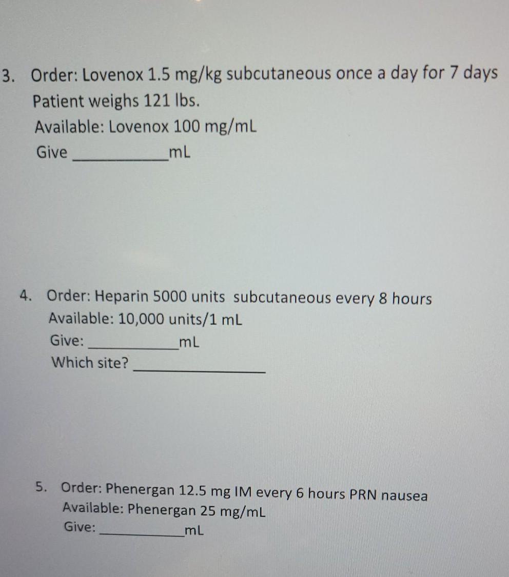 Lisinopril order