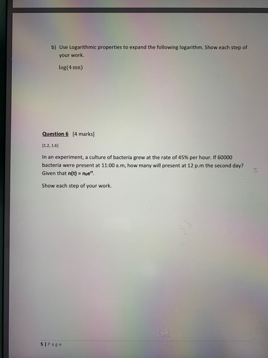 Solved Task 1 Question 1 2 Marks 1 4 Use Your Calcula Chegg Com