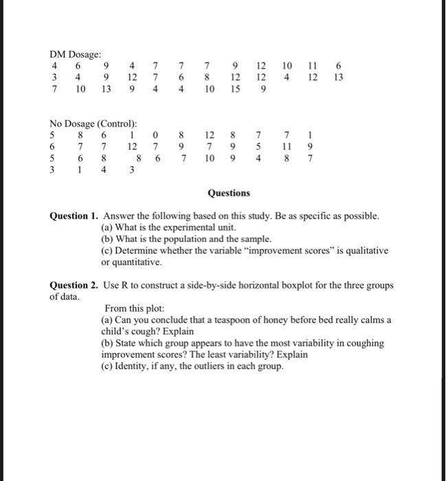 Solved Is honey a cough remedy? Does a teaspoon of honey