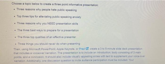 a presentation has slides for three presenter and they decide