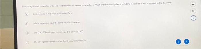 Solved Lewis diagrams of molecules of three different | Chegg.com