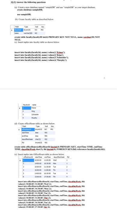Solved 10.2 Answer the following questions and use "simple | Chegg.com