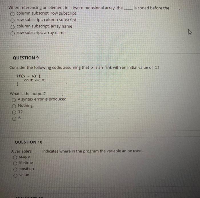 Solved What will the following program segment do? int | Chegg.com