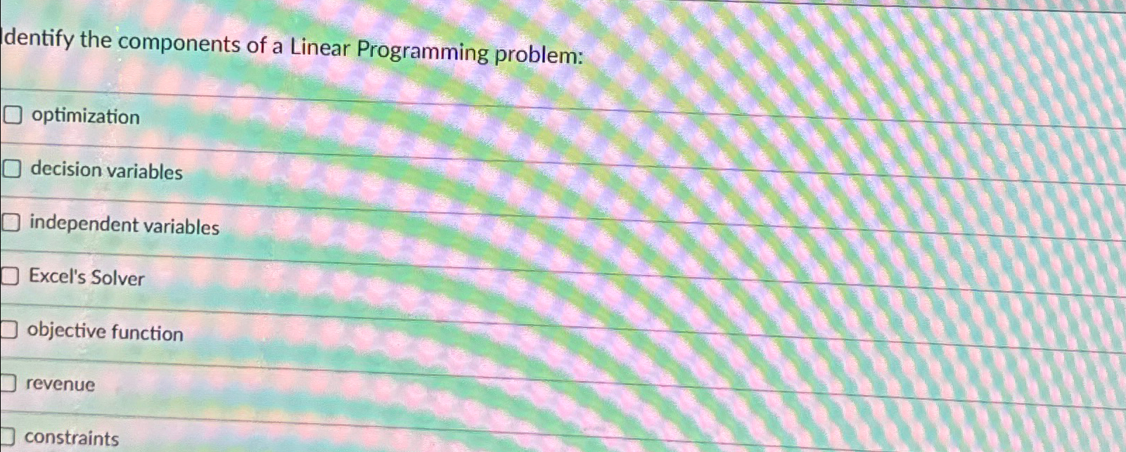 definition of decision variables in linear programming