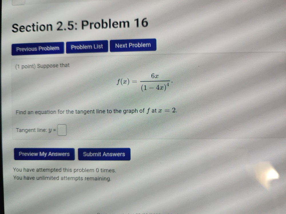 Solved Section 2.5: Problem 16 Previous Problem Problem List | Chegg.com