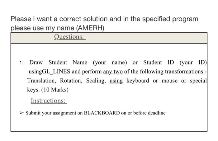 Solved I want the solution with screenshots of the specified | Chegg.com