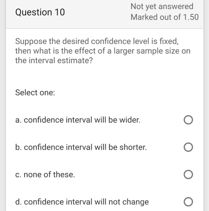 Solved Question 1 Not yet answered Marked out of 1.50 The | Chegg.com