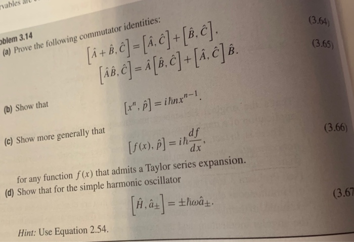 Solved Rvables Du 3 64 Oblem 3 14 A Prove The Followin Chegg Com